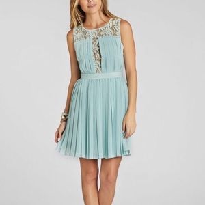 BCBGeneration↠Baby Blue Lace Dress